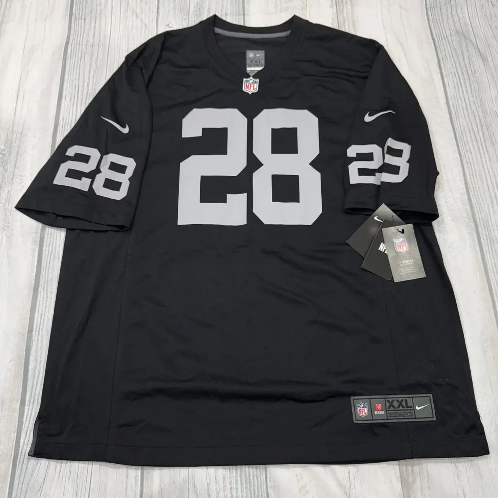 NWT Las Vegas Raiders Josh Jacobs Jersey 2XL NFL‎ Nike Mens Football Packers